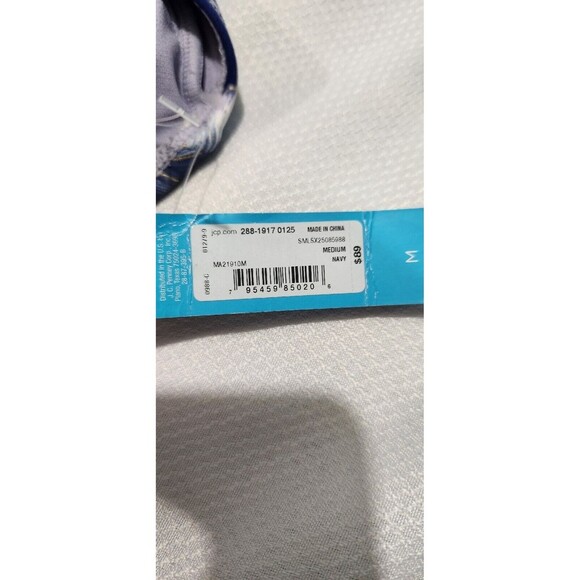 Ambrielle Swimsuit Medium Color Blue Navy One piece Swimsuit. - Picture 10 of 11